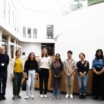 Summer school attendees at Centre for Care offices in Sheffield, UK