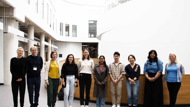 Summer school attendees at Centre for Care offices in Sheffield, UK