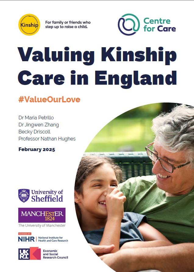 Valuing Kinship Care in England report front cover