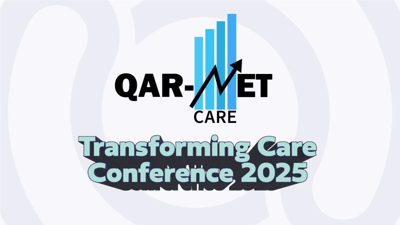 Image: QAR-Net Care logo Text: Transforming Care conference 2025