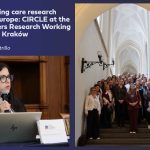 Text: "Connecting care research across Europe: CIRCLE at the Eurocarers Research Working Group in Kraków Dr Maria Petrillo"